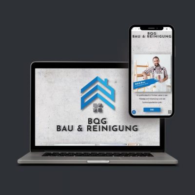 Webdesign BQG Bau Referenz
